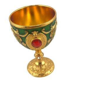 Vintage-Style Ornate Decorative Chalice Goblet/Shot Glass/Gift Idea/Home Decor
